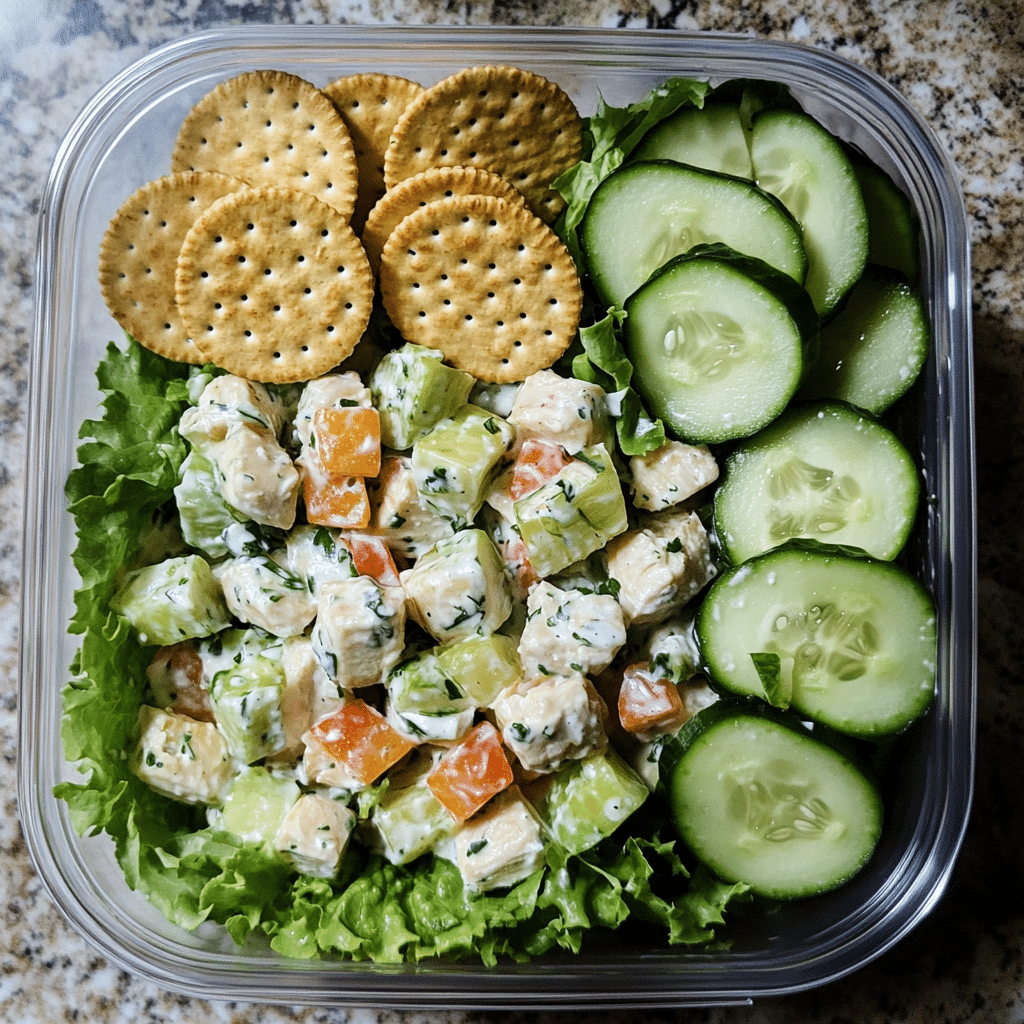 Four-panel collage of mixing dressing, adding chicken and celery, folding in grapes, and serving on bread with lettuce