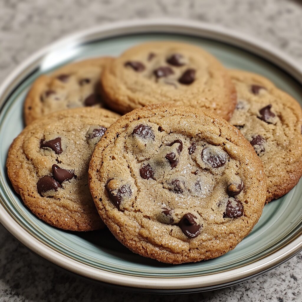 Best Chocolate Chip Cookies served fresh in natural light