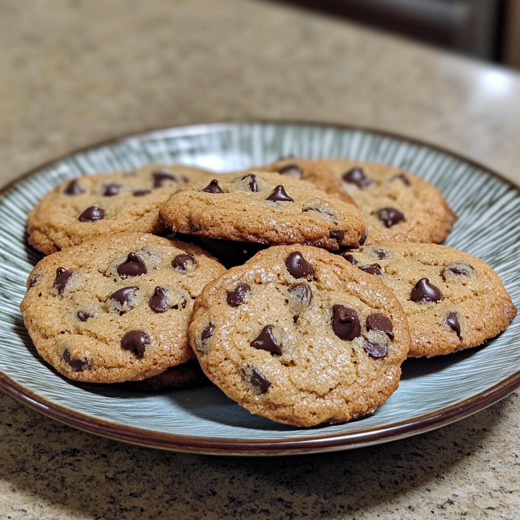 Brown Butter Chocolate Chip Cookies that Wow Your Taste Buds! served fresh in natural light