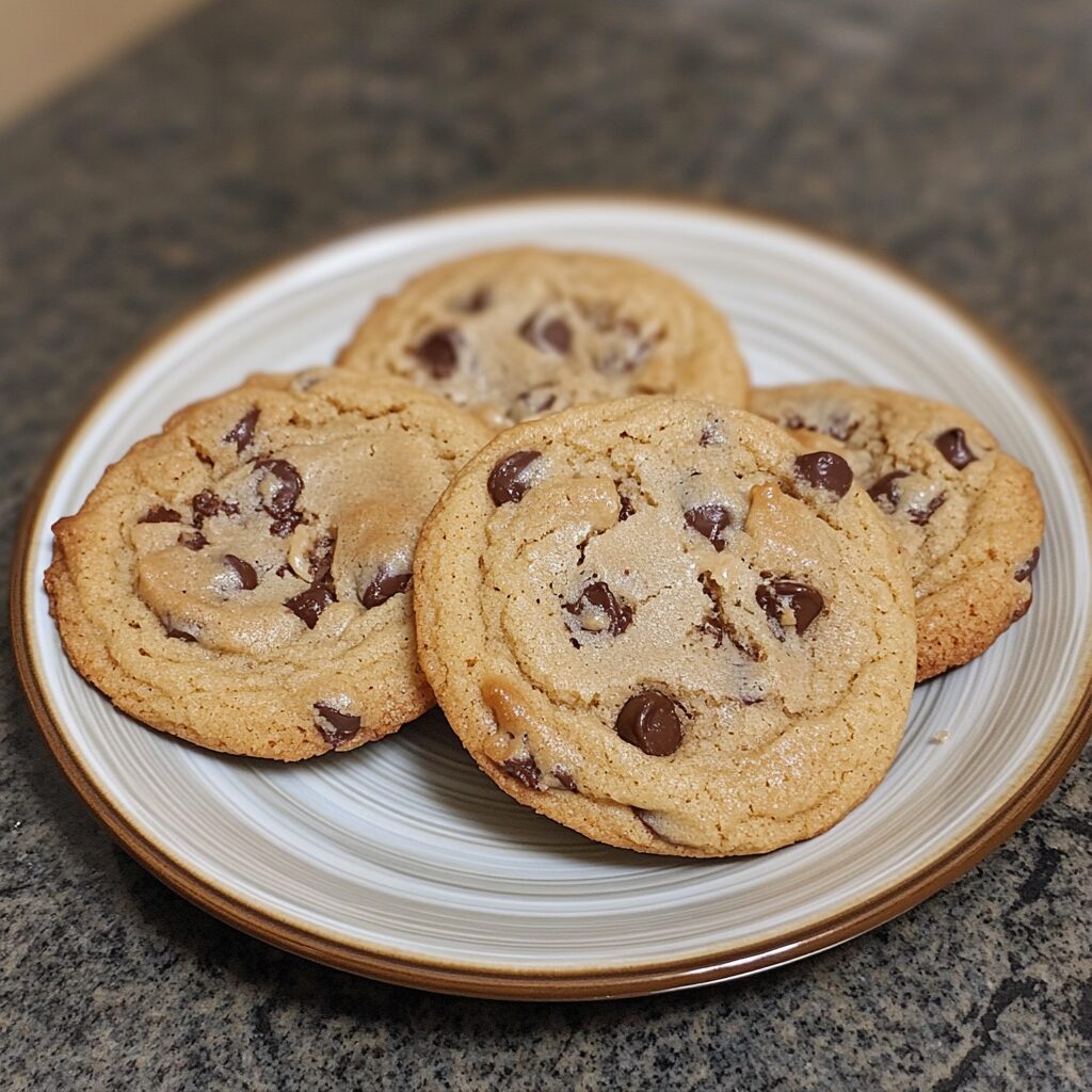Copycat Levain Bakery Chocolate Chip Cookies served fresh in natural light