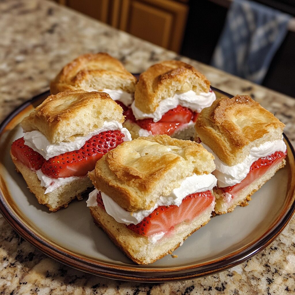 Copycat Little Debbie Strawberry Shortcake Rolls served fresh in natural light