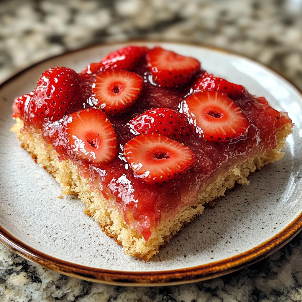 Easy Homemade Strawberry Cake Filling Recipe served fresh in natural light