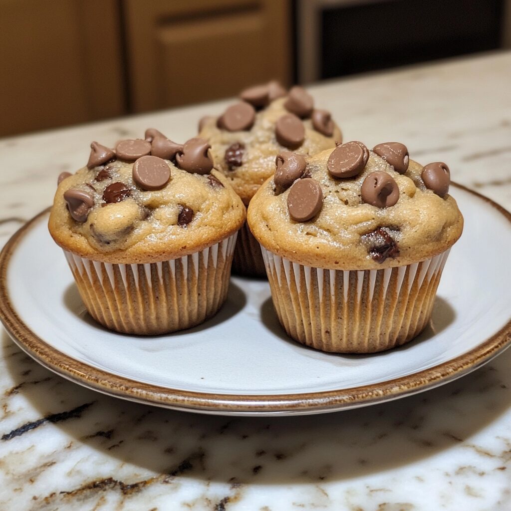 How To Make The Best Chocolate Chip Muffins Desserts From Scratch Julie Marie Eats served fresh in natural light