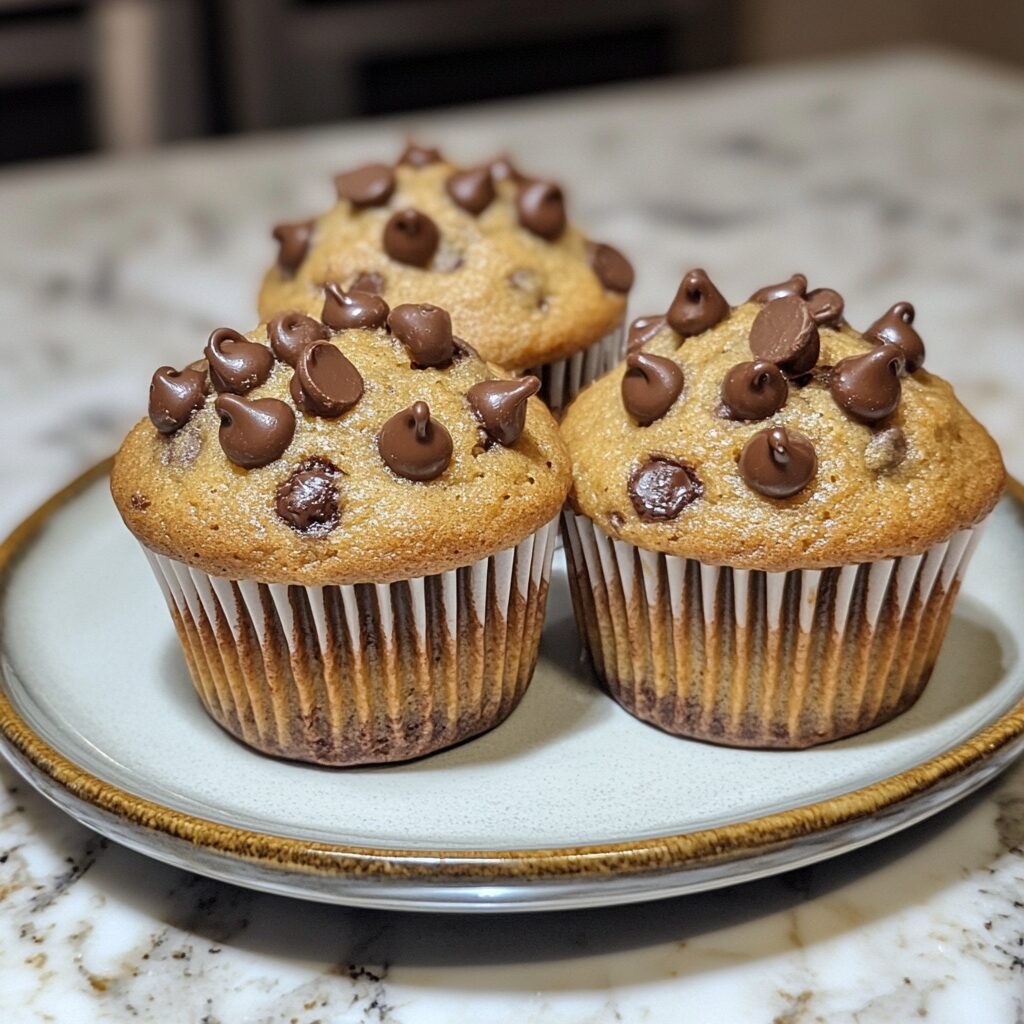 How To Make The Best Chocolate Chip Muffins Desserts From Scratch served fresh in natural light