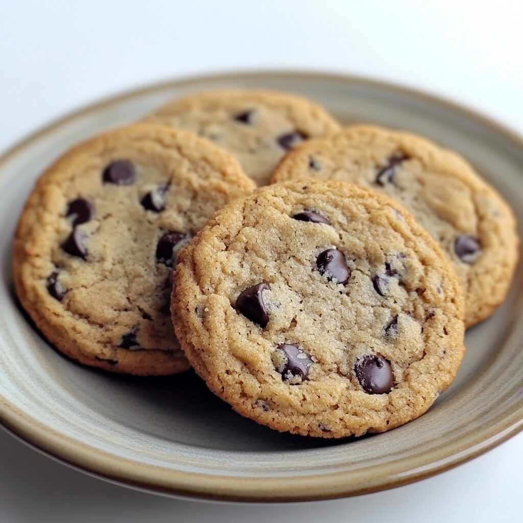 OMG Soft Batch Chocolate Chip Cookies (Pure Nirvana!) served fresh in natural light