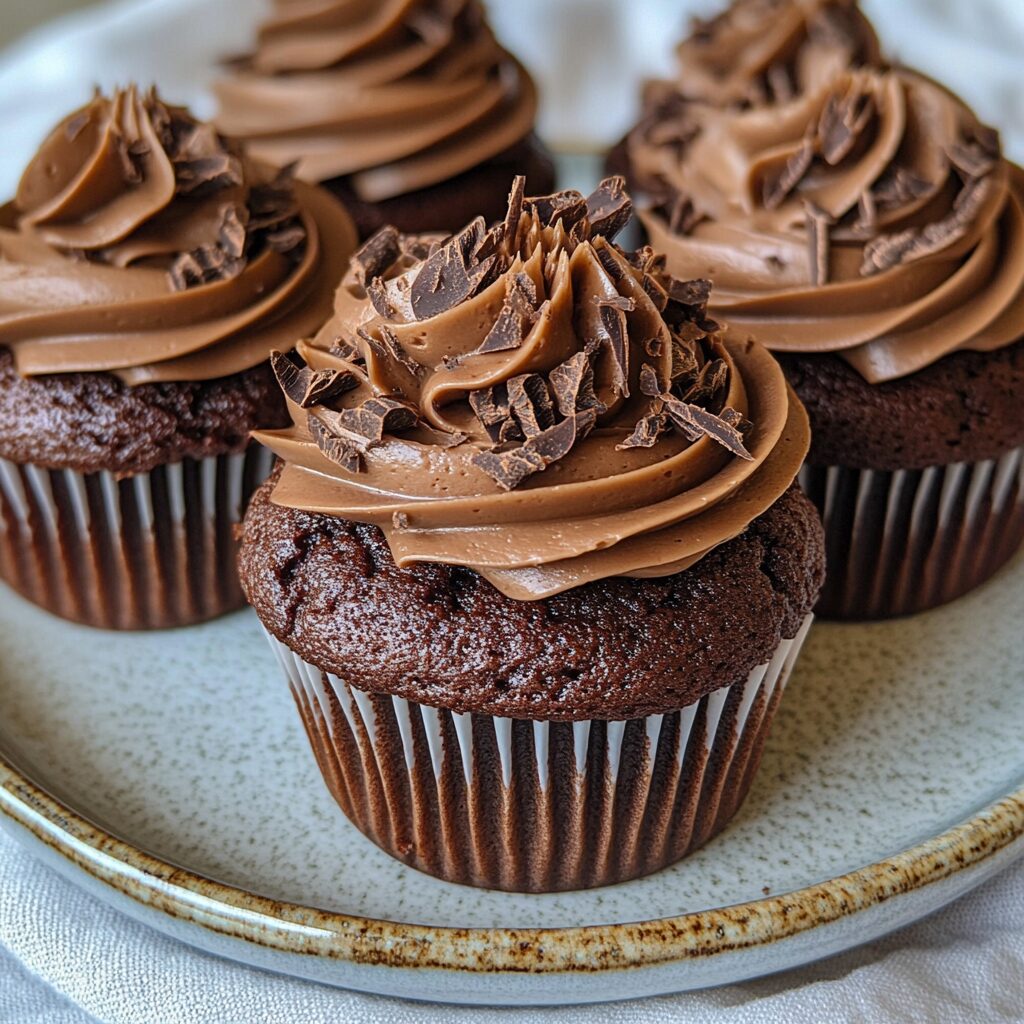 The Best Chocolate Cupcakes Super Easy Chocolate Cupcake Recipe served fresh in natural light
