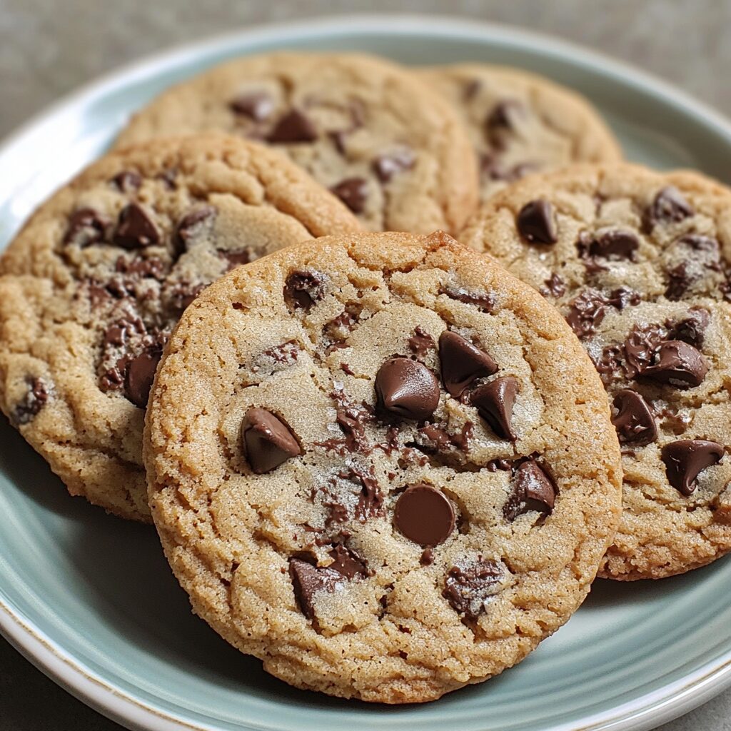 The Best Sugar Free Chocolate Chip Cookies Recipe served fresh in natural light