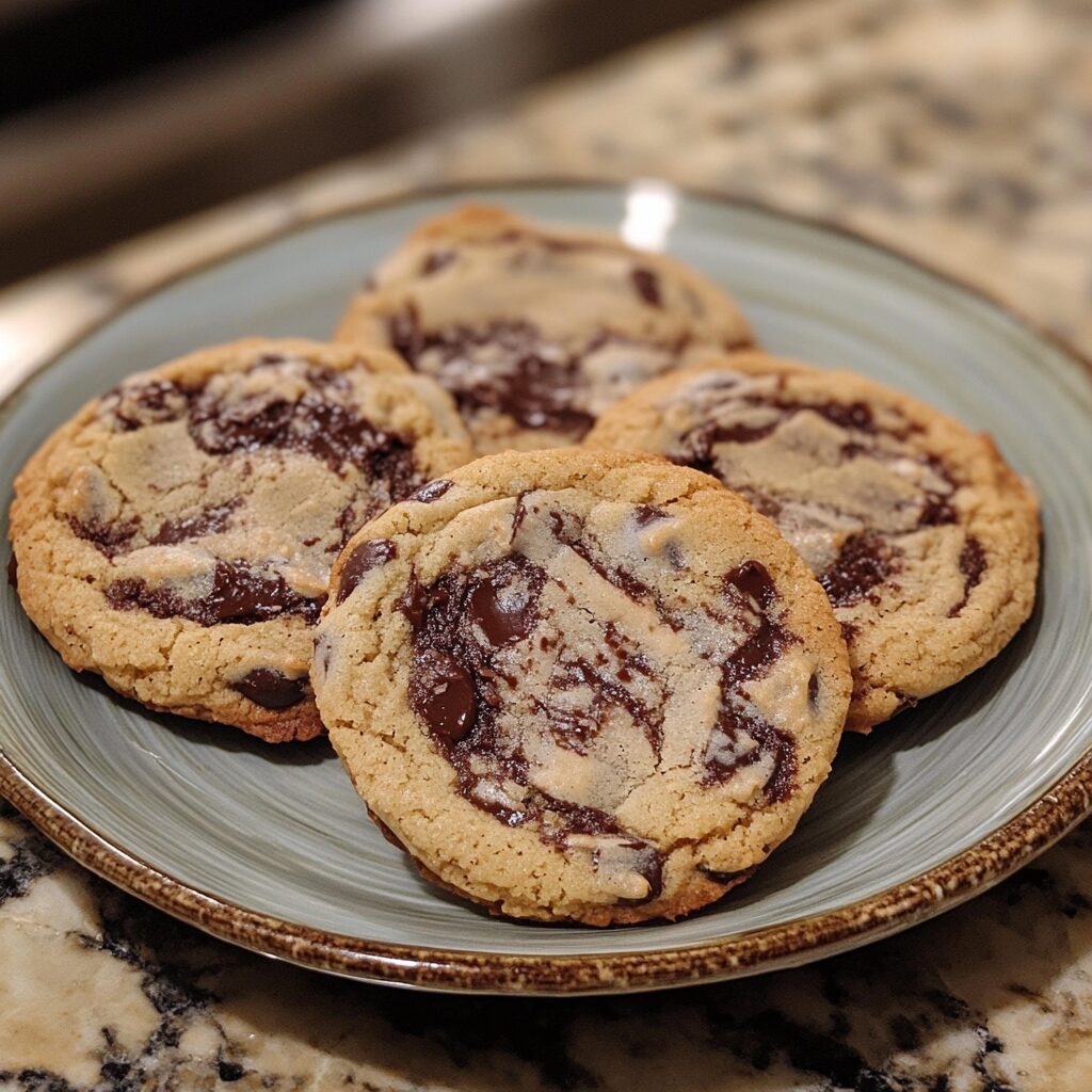 The Levain bakery style choc chip cookie recipe! served fresh in natural light