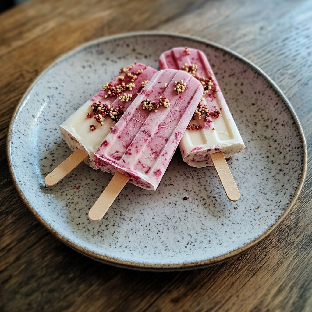 The prettiest popsicles you'll eat this season! served fresh in natural light