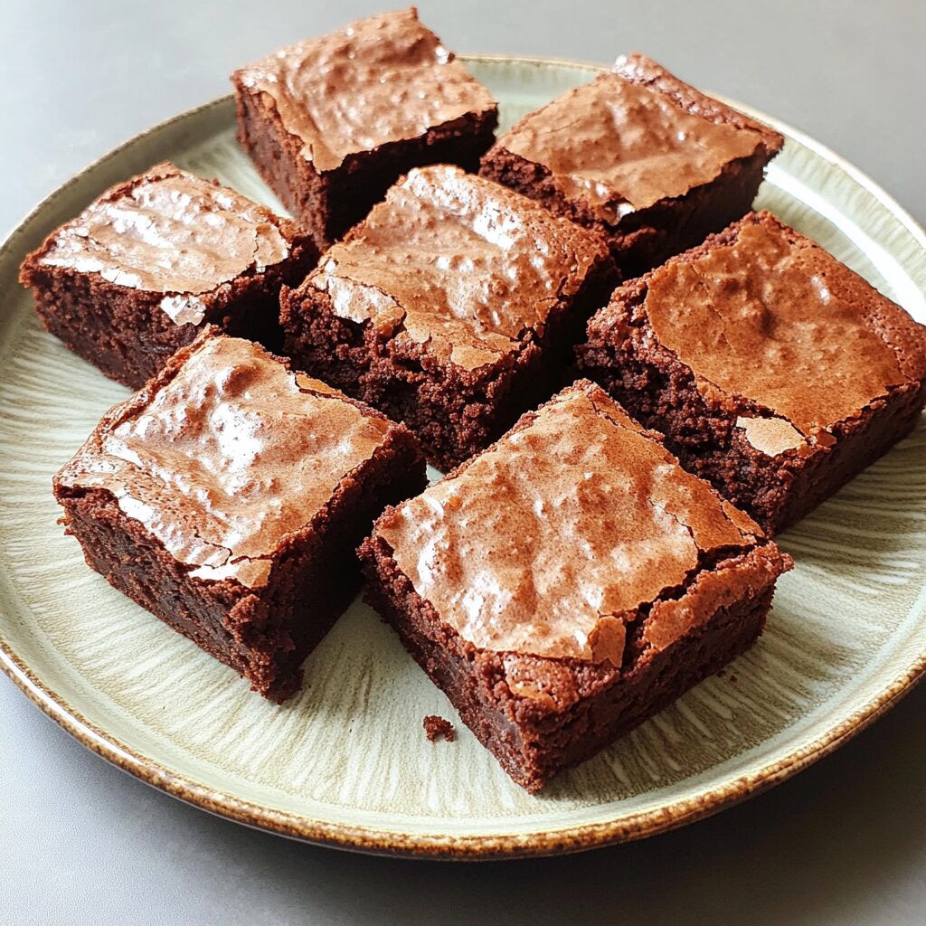 Ultimate Fudgy Brownies Recipe served fresh in natural light