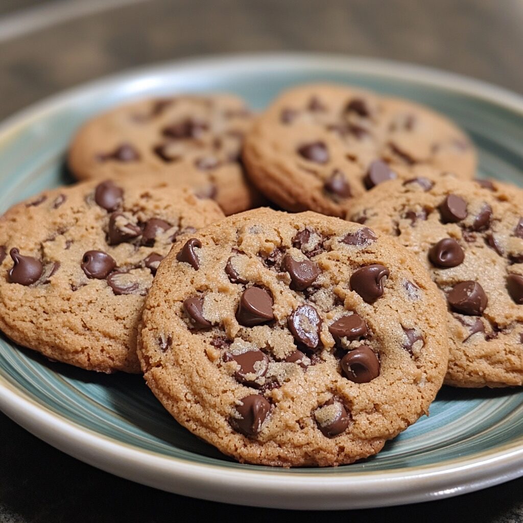 Ultra Thick & Chewy Chocolate Chip Cookies My Country Table served fresh in natural light
