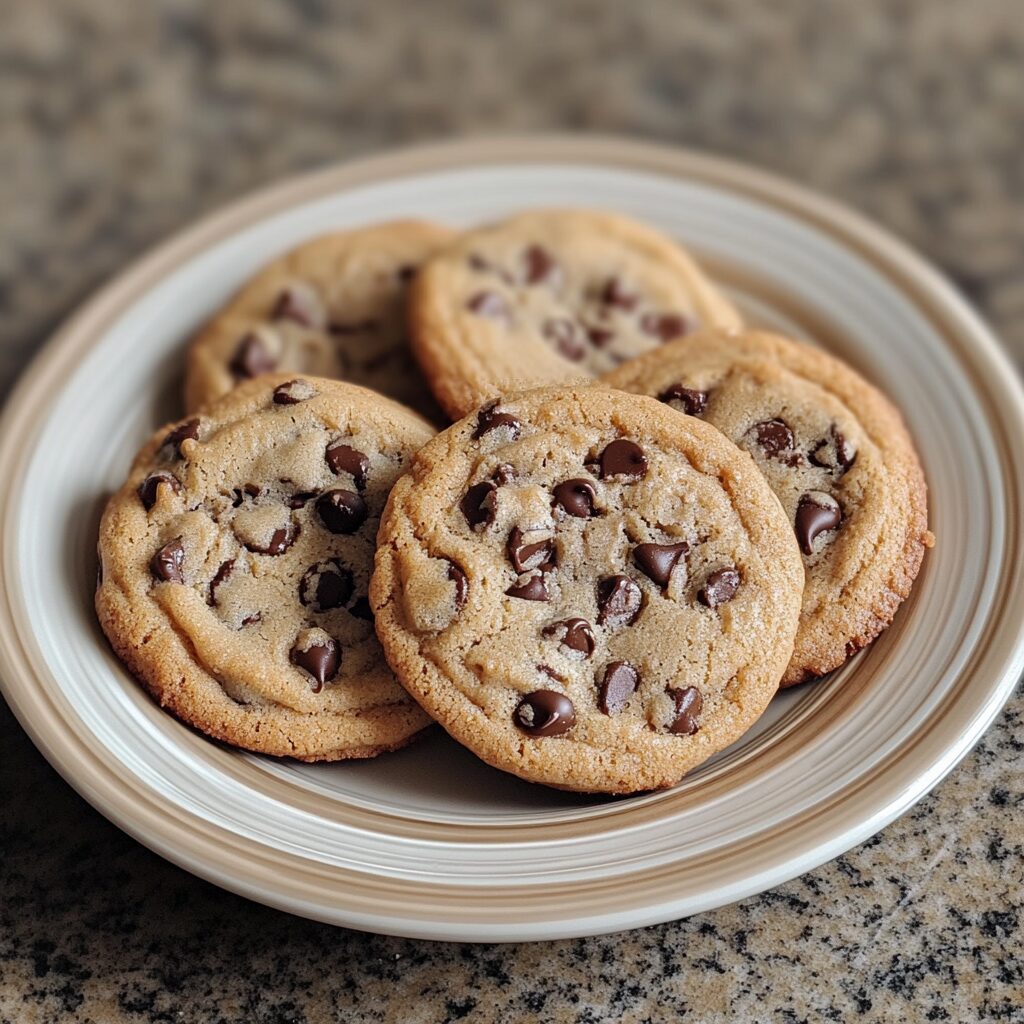 Subway-Style Chocolate Chip Cookies served fresh in natural light