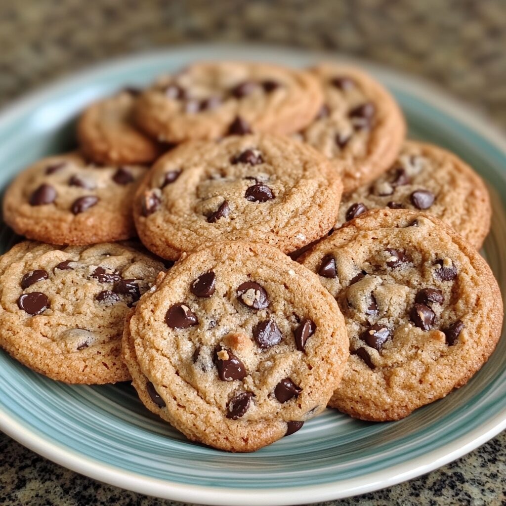 BEST Chocolate Chip Cookies (VIDEO + COOKIE BAKING TIPS) served fresh in natural light