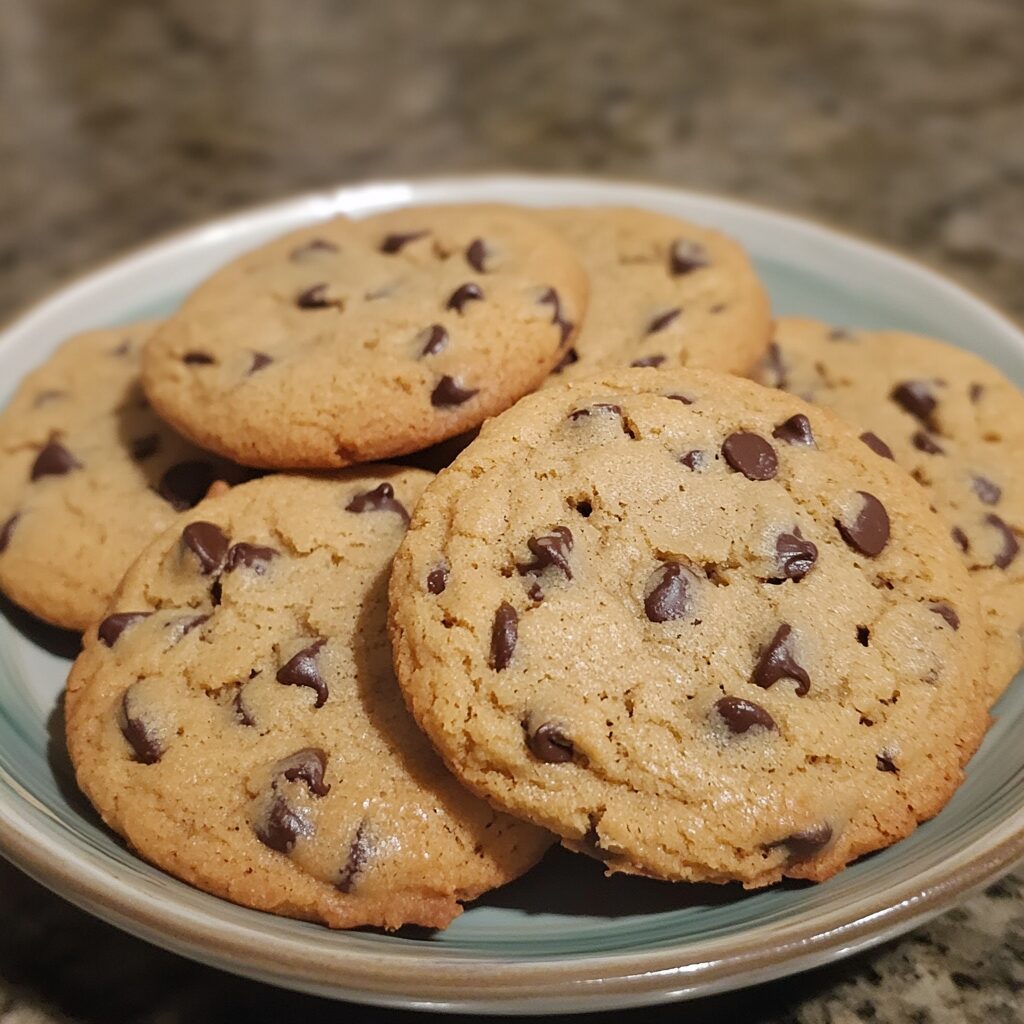 Best Chocolate Chip Cookies Ever served fresh in natural light