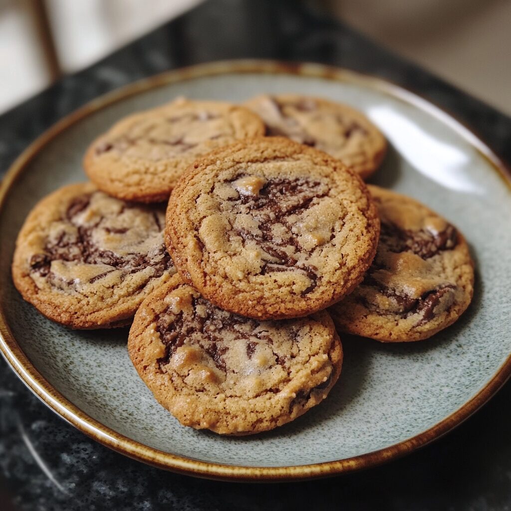Brookies Cookies served fresh in natural light