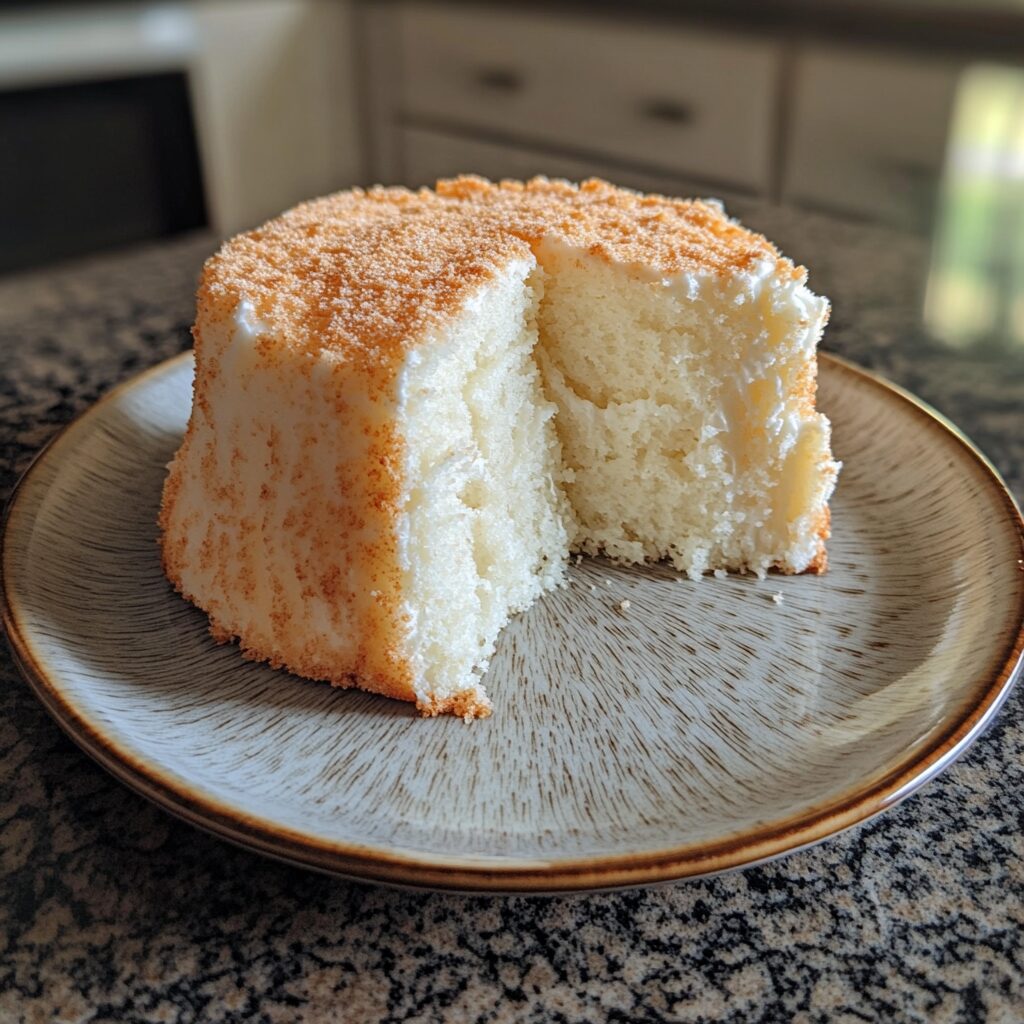Can You Make Angel Food Cake Taste Better served fresh in natural light