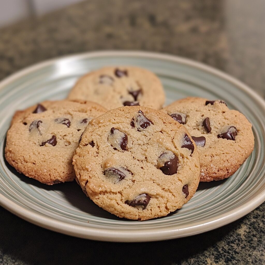 Chewy Chocolate Chip Cookies Soft, Thick & Delicious served fresh in natural light