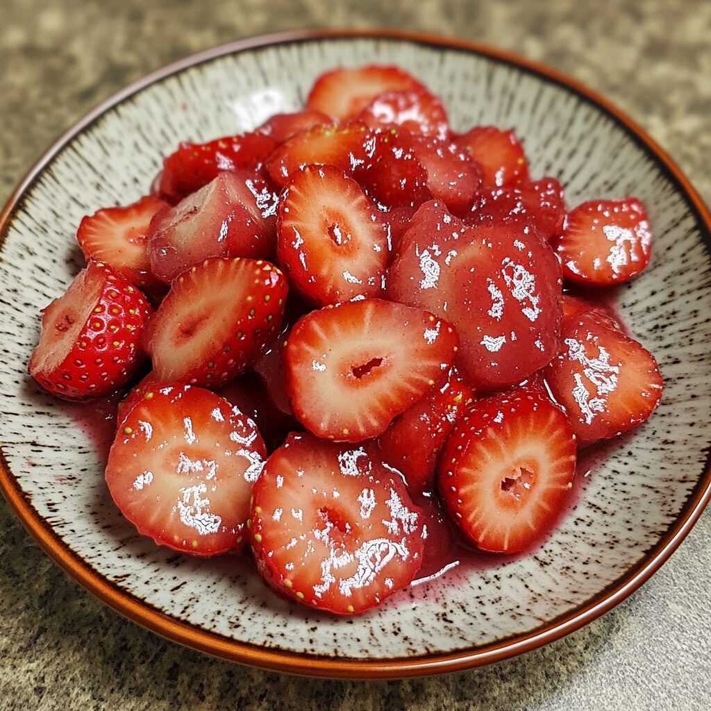 Easy Strawberry Compote (20 Minutes) served fresh in natural light