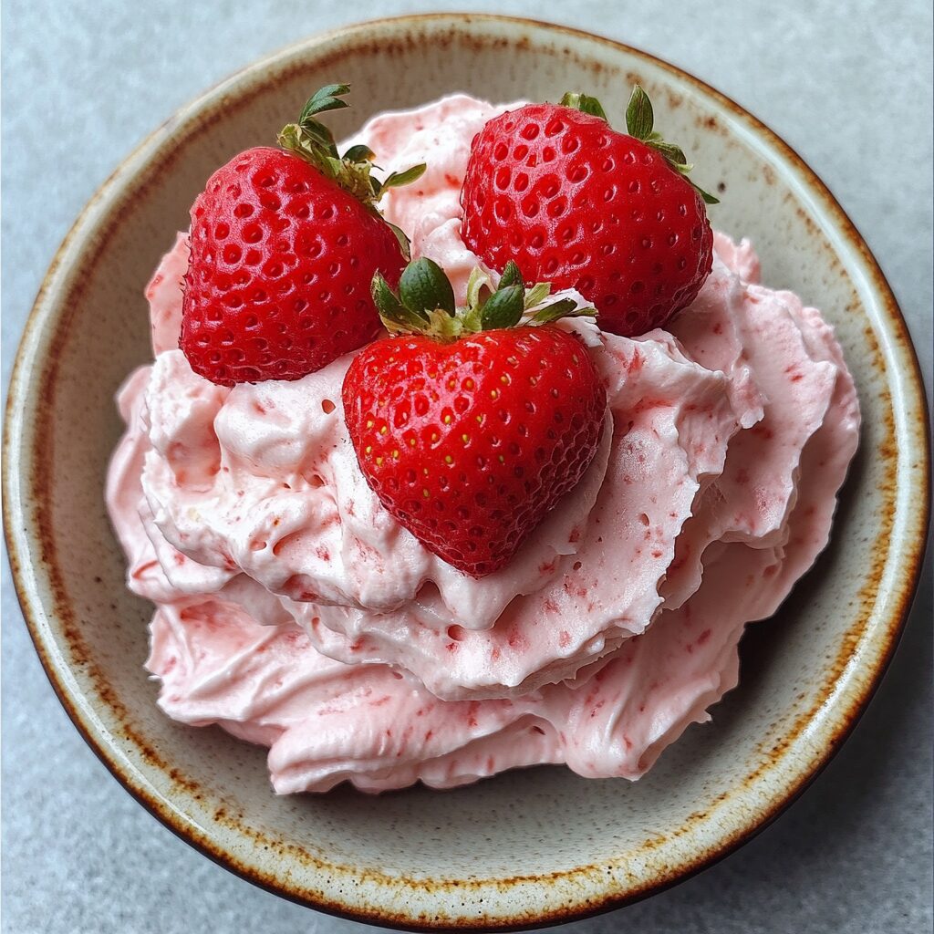 Fresh Strawberry Buttercream Recipe! served fresh in natural light