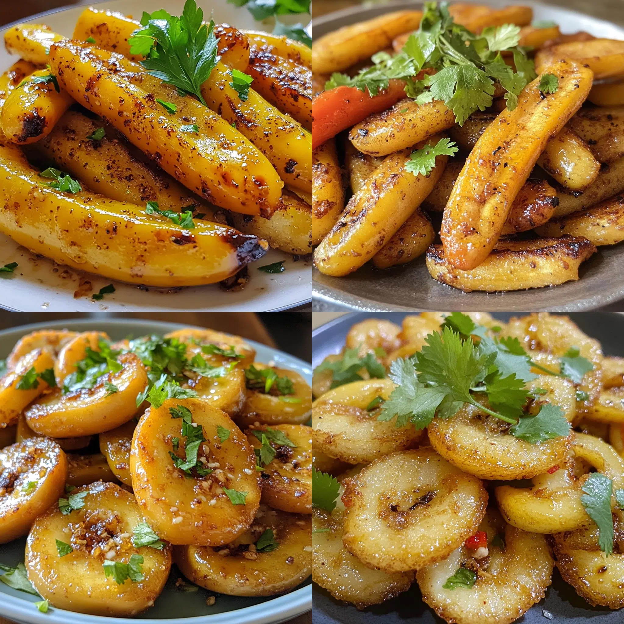 Fried Banana Peppers plated with inviting texture and rich homemade color