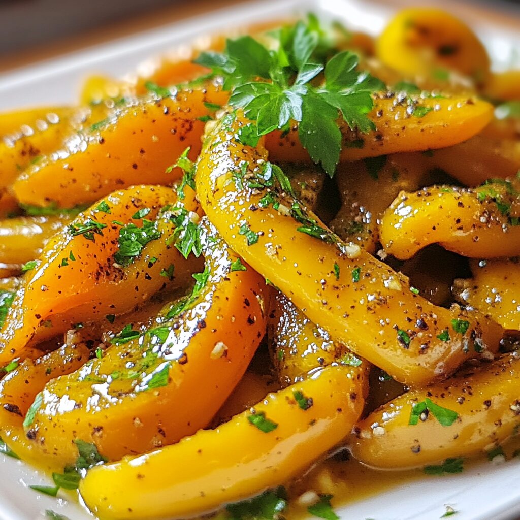 Hot Pepper Mustard Recipe a Great Way to Preserve Banana Peppers plated with inviting texture and rich homemade color