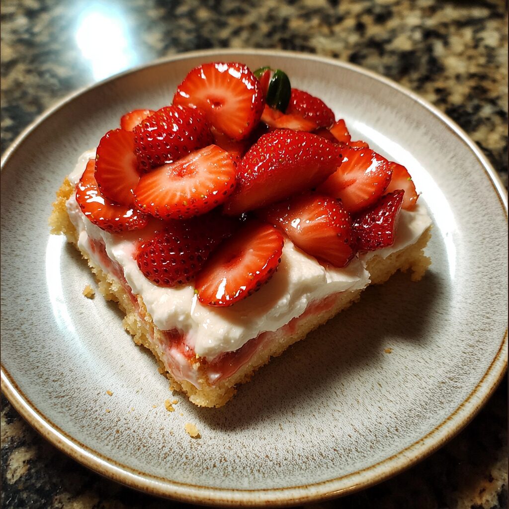How to Make Strawberry Shortcake from The Food Charlatan. served fresh in natural light