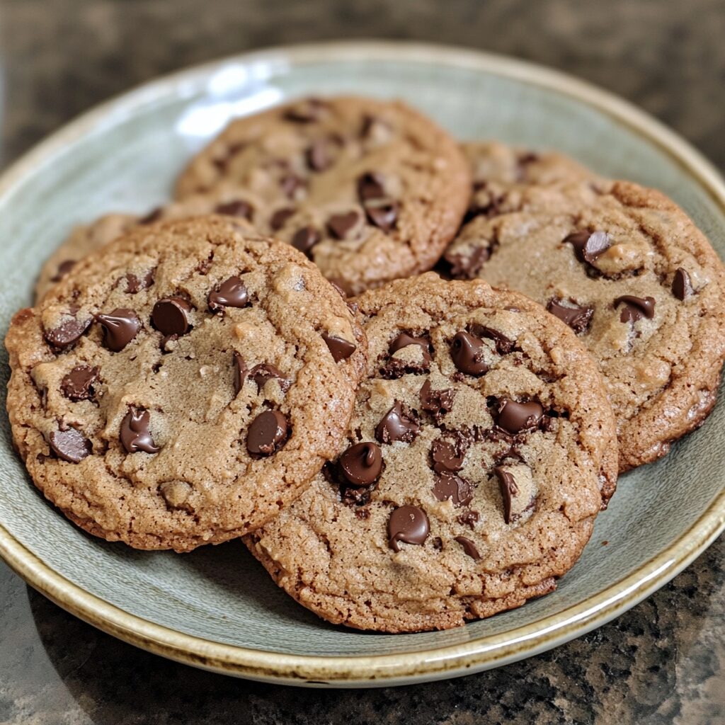 Ina Garten Double Chocolate Chip Cookies Recipe served fresh in natural light