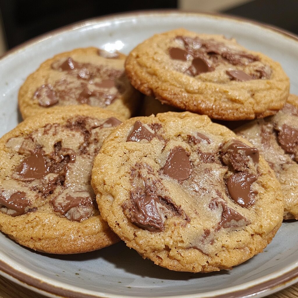 Levain-Inspired Two-Chip Chocolate Chip Cookies served fresh in natural light