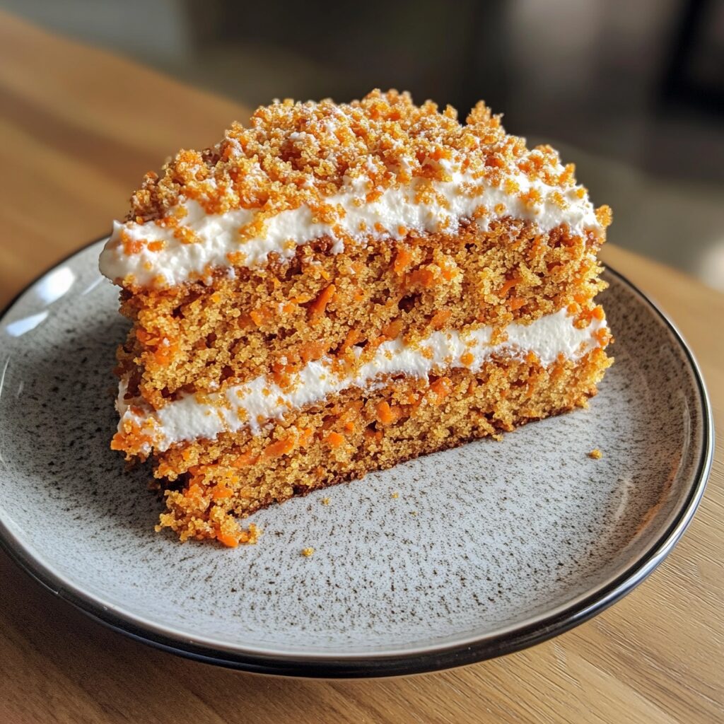 The BEST Carrot Cake Recipe served fresh in natural light