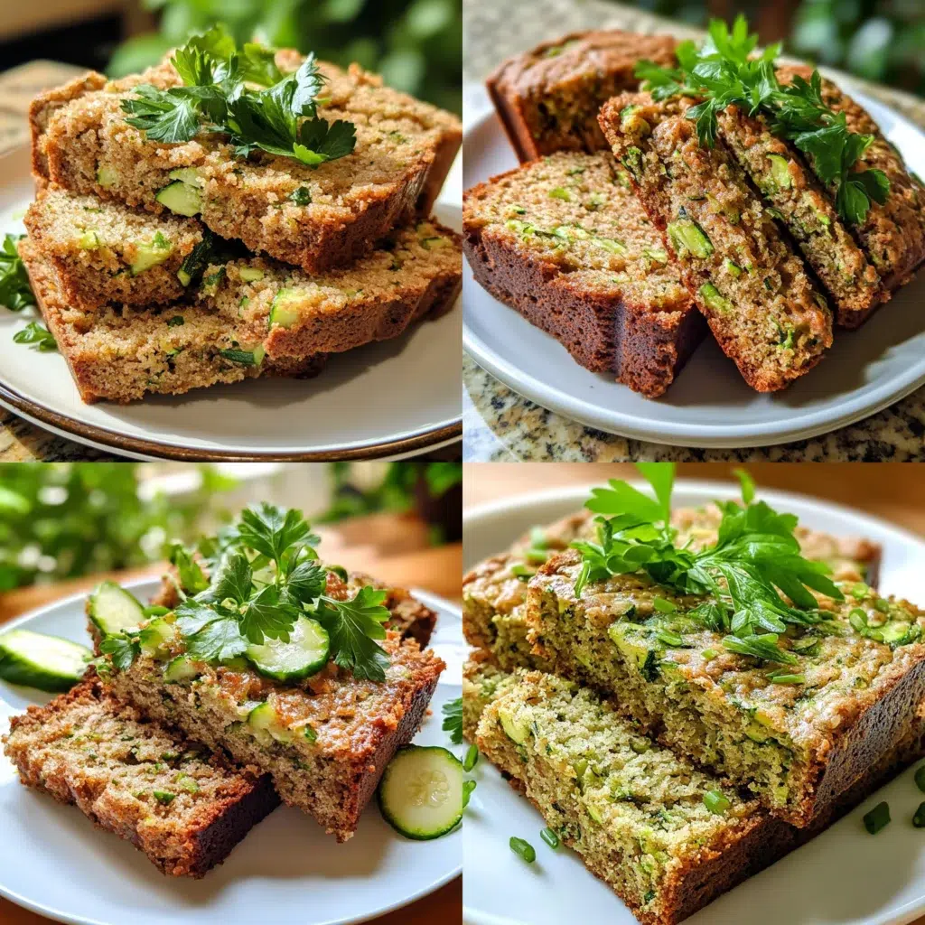 Zucchini Bread Recipe plated with inviting texture and rich homemade color