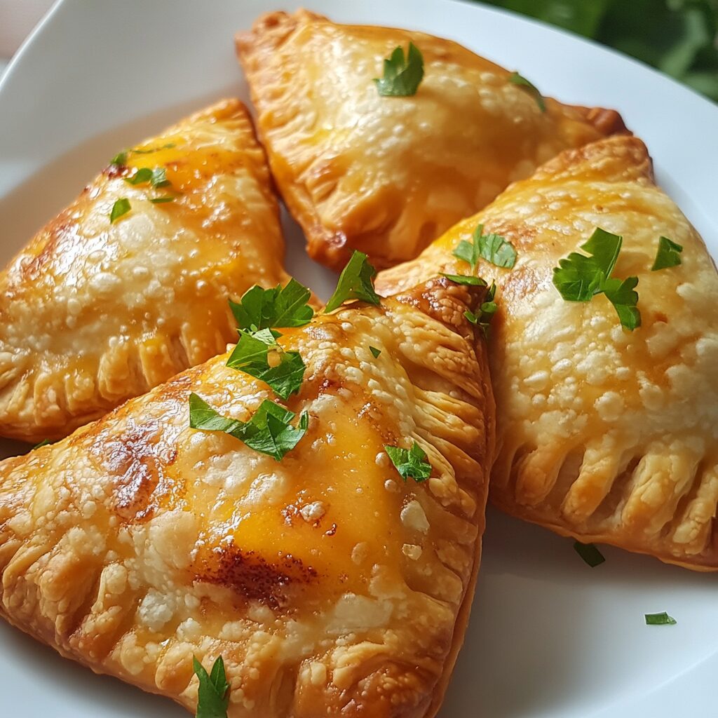 the Easiest Peach Turnovers the Domestic Rebel plated with inviting texture and rich homemade color