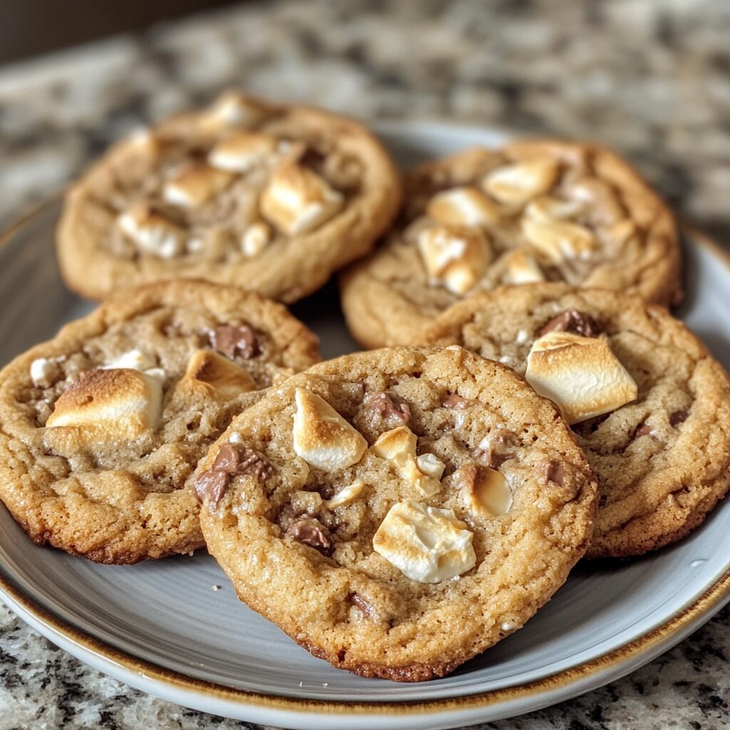 The BEST S’mores Cookies – Soft, Gooey \u0026 Irresistible! served fresh in natural light.